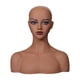 thumbnail image 5 of Cabeza de maniquí femenina realista, busto de cabeza de maniquí, soporte de exhibición de peluca multifuncional, cabeza de peluca para collar, estilis, 5 of 5
