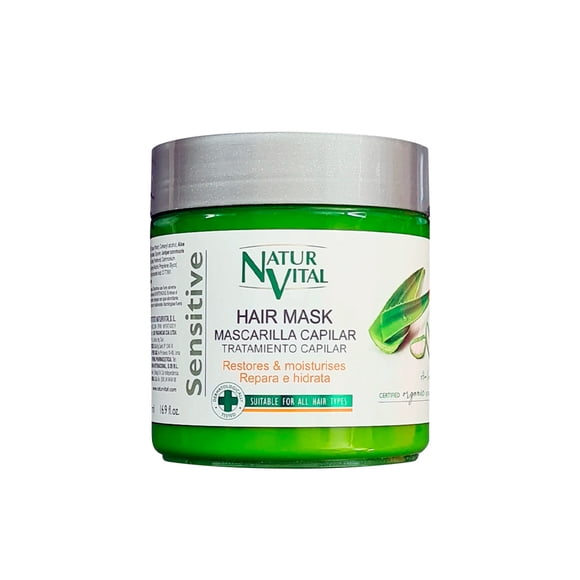 Mascarilla Capilar Aloe Vera Orgánico 500 Ml