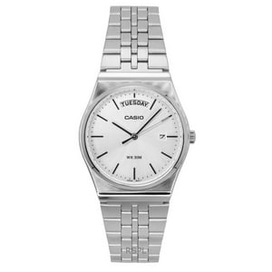 Reloj Casio Standard Analog Stainless Steel Silver Dial Quartz Mtp-B146D-7Av Men'S Watch