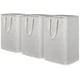 thumbnail image 1 of Cesto de ropa LifeWit, paquete de 3 unidades, plegable, 80 L, impermeable, gris, 1 of 3