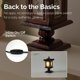 thumbnail image 4 of Lámpara de Madera Marrón con Diseño Hanok Coreano – Antique Alive, 4 of 9