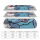thumbnail image 3 of Merry Christmas Stitch 3 Piece Sets Full/Queen Size - Reversible Microfiber Quilts with Shams Soft Lightweight Bedspread Coverlet Comforter for All Season Bed Sheets, 3 of 4
