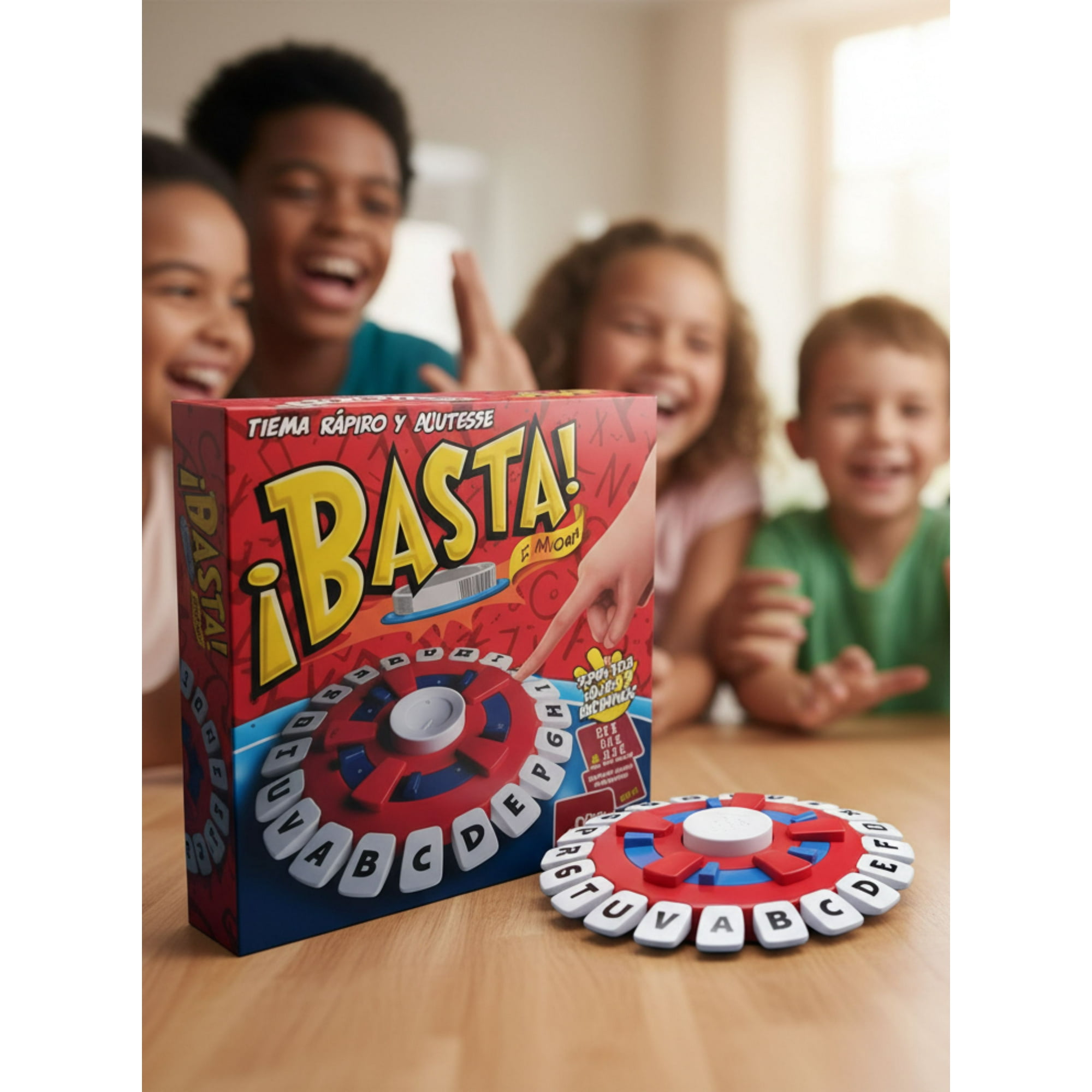 Line - Basta Juego De Palabras Calidad Premium Piensa Rápido Y Contesta Stop Original