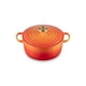 thumbnail image 1 of Horno holandés Le Creuset de hierro fundido esmaltado, 4,5 L, Flamme Doree, 1 of 6