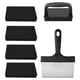 thumbnail image 4 of Kit de limpieza de plancha 7x, espátula para plancha, limpieza rápida de resistencia con para , Camping, exterior, limpiador de, 4 of 5