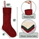 thumbnail image 3 of Medias navideñas Mr. Pen, 9 unidades, 45 cm, tejido con cable, rojo, crema y verde, 3 of 7