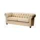 thumbnail image 2 of Sofa Lino Florencia 2 Cuerpos Natural, 2 of 4