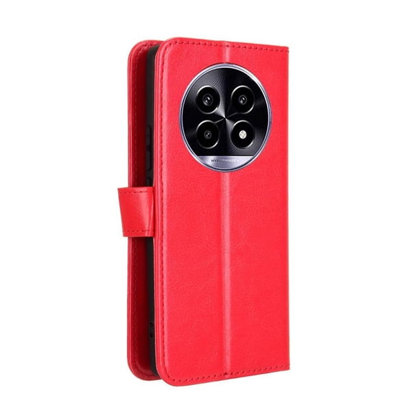 Funda tipo libro para Realme 13 Pro Plus 5G, cartera todo‑en‑uno, funda multifuncional con tarjetero y correa de muñeca desmontable