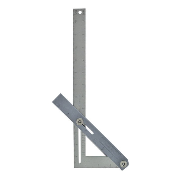 Cuadrado Mayes Squangle multiusos de aluminio de 34,29 cm de largo x 3,33 cm de alto