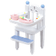 thumbnail image 2 of Epoch Sylvanian Families Baby High Chair 5221, 2 of 3