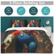 thumbnail image 5 of Super Mario 3-Piece Comforter Set for Bedroom Super Mario Bedding Set for Kids Adults Soft Microfiber Duvet Cover Set with Zipper Closure, 5 of 5