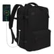 thumbnail image 1 of Mochila De Viaje Expansible Luxgear Nomadlifev2 Impermeable Color Negro Diseño De La Tela Poliéster Impermeable, 1 of 3