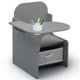 thumbnail image 4 of Escritorio con almacenamiento infantil gris Delta Children, 4 of 4