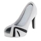 thumbnail image 5 of 1: 6 Sandalias De Zapatos De Tacones Altos Para Mujer Para Figuras De Acción De 12 Pulgadas Blanco Negro, 5 of 5