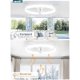 thumbnail image 2 of Ventilador de techo LEDIARY de 20 pulgadas con luz, control remoto y app, DC, blanco, 2 of 3