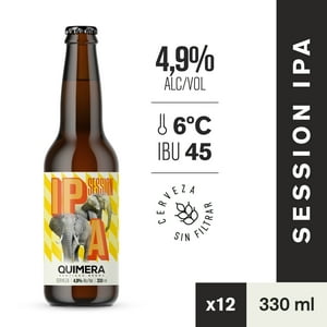 Cerveza 4.9G Quimera Session Ipa