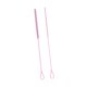 thumbnail image 3 of 2 Cepillos Limpiadores De Pajitas De Silicona Reutilizables Para Teclados Con Pajitas, Color Rosa, 3 of 5