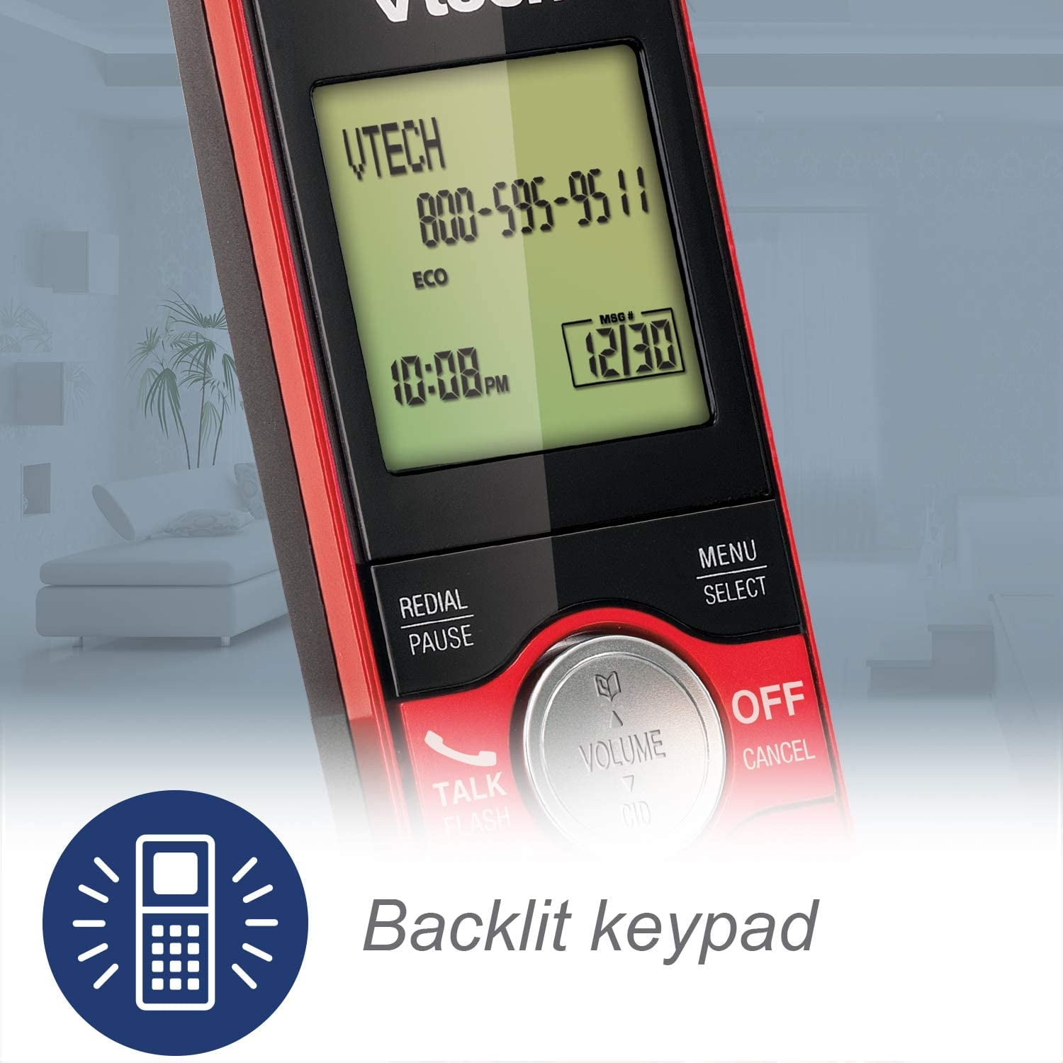Vtech - Cs6919 16 Dect 6 0 Teléfono Inalámbrico Con Identificador De Llamadas Reacondicionado