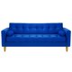 thumbnail image 1 of Sofa Retro 3cg Felpa 01 Azul Rey, 1 of 6