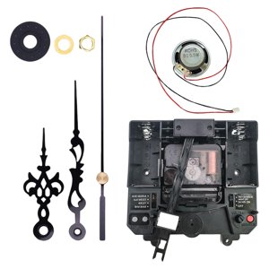 Magideal - Mecanismo De Movimiento De Reloj Grande, Con Manecillas Kits De Mecanismo De Caja De Música Piezas Fabricación De Motores Silenciosos Para Reparación , D Estilo D