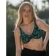 thumbnail image 4 of Bikini estilo sostén torcido estampado negro copa C, 4 of 7