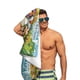 thumbnail image 5 of Roca Puffin Toalla de playa de secado rápido con diseño temático, regalo para mujeres y niñas, ideal para cumpleaños, fans, amantes de la música, uso en la playa o al aire libre, 78 × 150 cm, 5 of 6