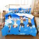 thumbnail image 1 of 3D Print Anime Non Non Biyori Bedding Set Duvet Cover Bed Set Quilt Cover Pillowcase Comforter king Queen Size Boys Adult, 1 of 5