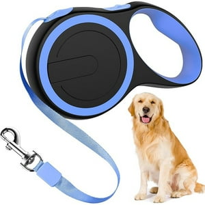 Veat00L - Correa Retráctil Para Perros 5M,Durable Correa Ajustable Para Perro,Diseño Sin Enredos,Sistema De Frenado Rápido De Un Toque Y Mango Antideslizante,Para Perros Pequeños Y Medianos(20Kg)