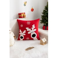 Todo Hogar Santiago De Chile - Cojín Navideño Con Diseño Bordado - D14