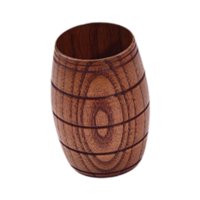 Magideal - Jarra De Cerveza Con Forma De Barril, Ligera, Para Decoración De Mesa, Taza De Madera, Taza De Té Para Café, Bebidas Frías O Calientes, Leche, Cocina, S Sin Asa
