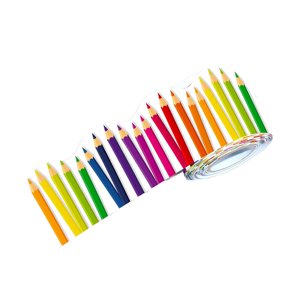 Bothyi - Pegatina Con Patrón De Lápiz, Práctica Y Multifunción, Para Guarderías, Dormitorios, Escuelas, 7,6 Cm X 5 M