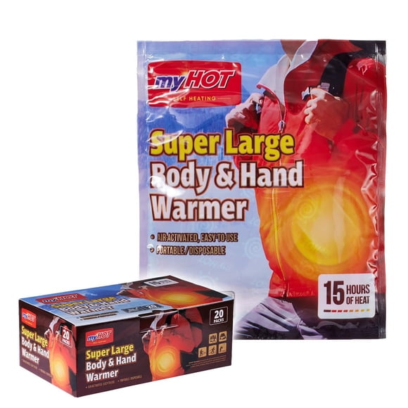 Calentadores Para Cuerpo Y Manos Super Large Paquete De 20 Unidades 16 Horas
