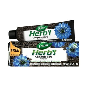 Dabur Amla - Pasta Dental Herb'L Semilla Negra + Cepillo De Dientes 150Gr