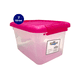 thumbnail image 2 of Caja Plastica Transparente 7 Lt Tapa Colores Surtidos Lavoro, 2 of 2