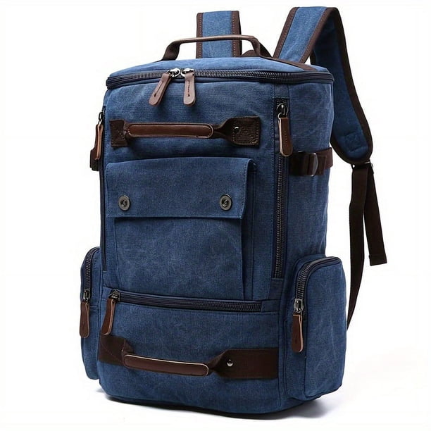 Upgrade Your Travel Style with this Stylish & Spacious Canvas Duffle Bag Backpack!
