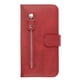 thumbnail image 5 of Funda con Cremallera para iPhone 11, Carcasa Cartera de Cuero PU con Soporte y Tarjetero, 5 of 6