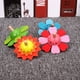 thumbnail image 4 of Wooden Gyro Children's Toys, Wooden Painted Flowers Rotating Toys, Hands-on Decompression, 4 of 5