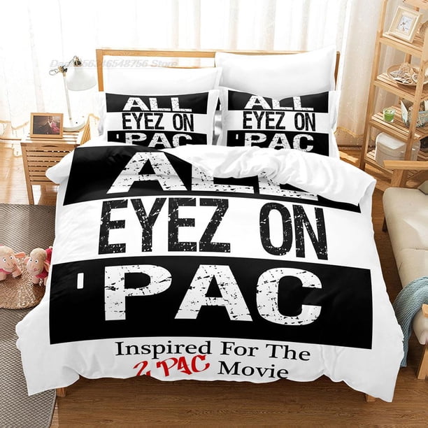 2 PAC Bedding Set Single Twin Full Queen King Size Bed Set Aldult Kid Bedroom Duvetcover Sets Tupac Amaru Shakur bed sheet set Bed Sheets