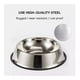 thumbnail image 3 of Plato Acero Inoxidable Perros Gatos Mascota 14cm Mediano, 3 of 3