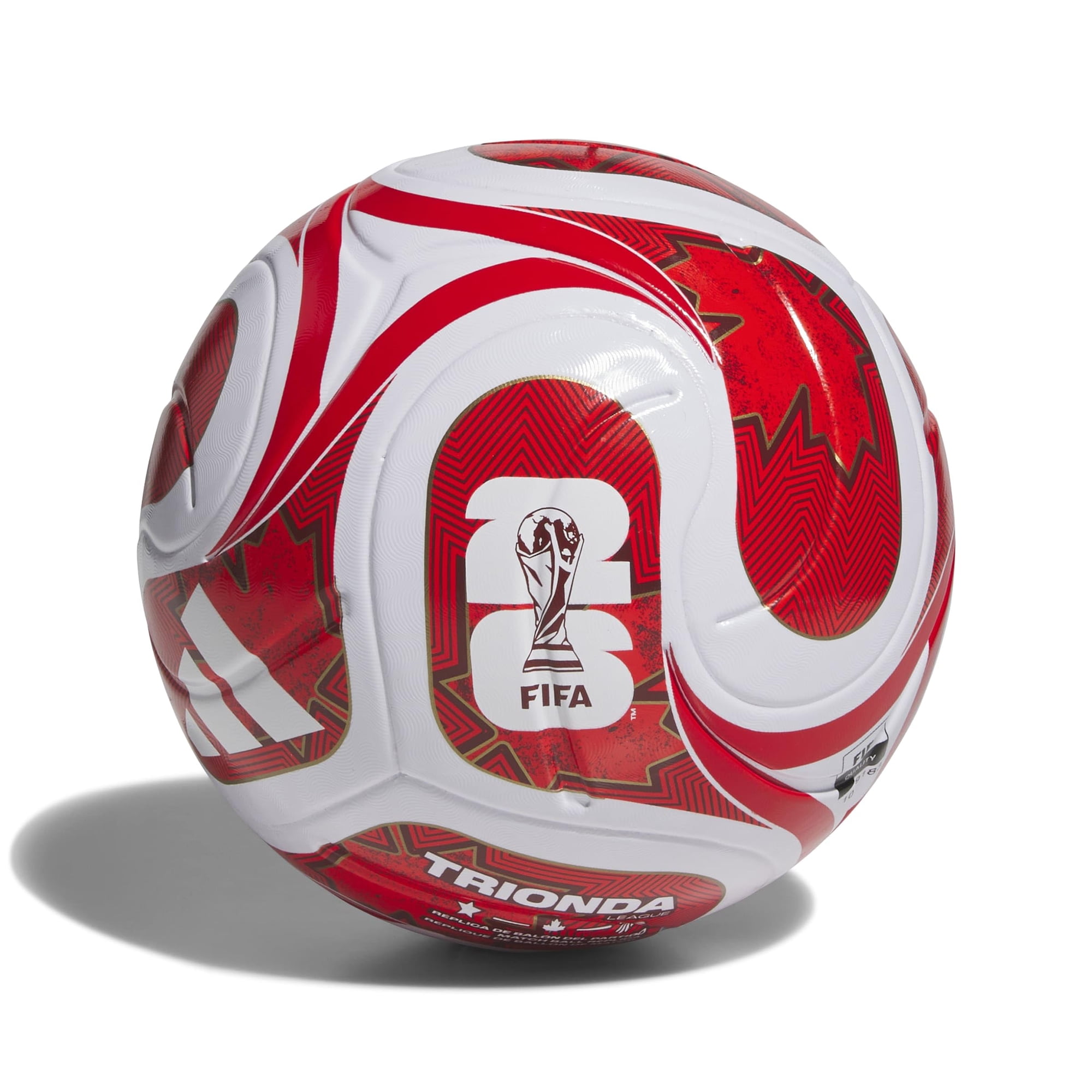 Balón De Fútbol Adidas World Cup League Talla 4 Blanco Y Rojo