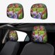 thumbnail image 1 of Isabella De Encanto Funda Protectora Universal Para Reposacabezas De Coche Funda Elástica Para Reposacabezas De Asiento De Auto Funda De Tela Antipolvo Accesorios De Interior 2 Piezas, 1 of 6