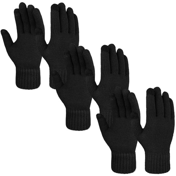 Guantes Evridwear para invierno, con pantalla táctil, sin dedos, térmicos