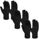 thumbnail image 1 of Guantes Evridwear para invierno, con pantalla táctil, sin dedos, térmicos, 1 of 8