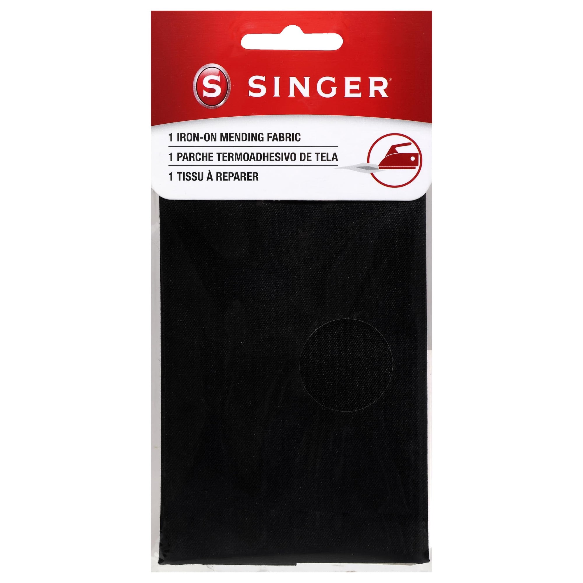Tela Termoadhesiva Singer Negra De 18 Cm X 40 Cm