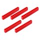 thumbnail image 4 of Destornillador De 5 Piezas Con Soporte De Broca Para Plástico De 6 ángulos, 12 Orificios, Rojo, 4 of 5