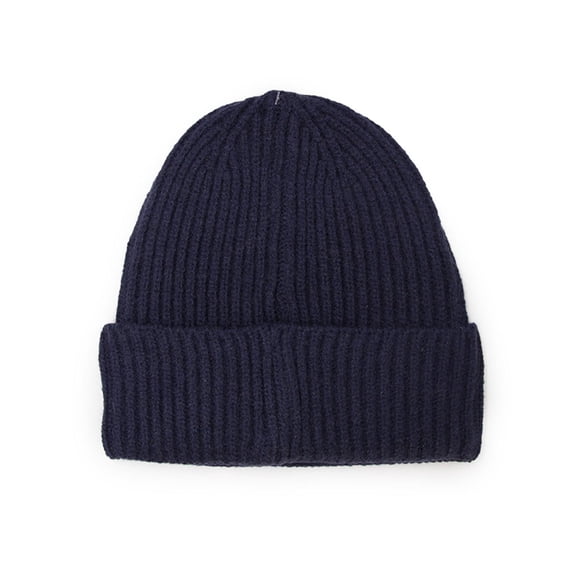 Gorro De Lana Colores Varios Cálido Y Cómodo Para Invierno Azul Marino Talla Única
