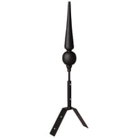 Minial Dalvento 103Bmx Roman Para Exteriores Finial Dalvento, Acero Negro