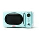 thumbnail image 1 of Horno microondas Nostalgia Retro Compact 0.7 pies cúbicos 700W Aqua, 1 of 3