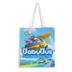 thumbnail image 1 of Super Panda's Ocean Rescue Mission Bolso de tela con estampado de lienzo para mujer, bolsa de compras reutilizable y estética, con cremallera interior, regalo para mujer,40*40cm., 1 of 6