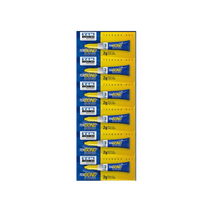Pack 6 Adhesivo Instantáneo Super Cola Blister Mu Tekbond 2G